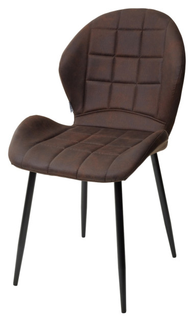 Стул FLOWER COWBOY-#800 темно-коричневый, ткань микрофибра М-City — New Style of Furniture