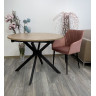 Металлические стулья Стул BRANDY-X РОЗОВЫЙ #15, велюр / черный каркас М-City фото 2 — New Style of Furniture
