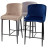 OLD Барный стул ARTEMIS глубокий синий, велюр G108-67 (H=65cm) М-City