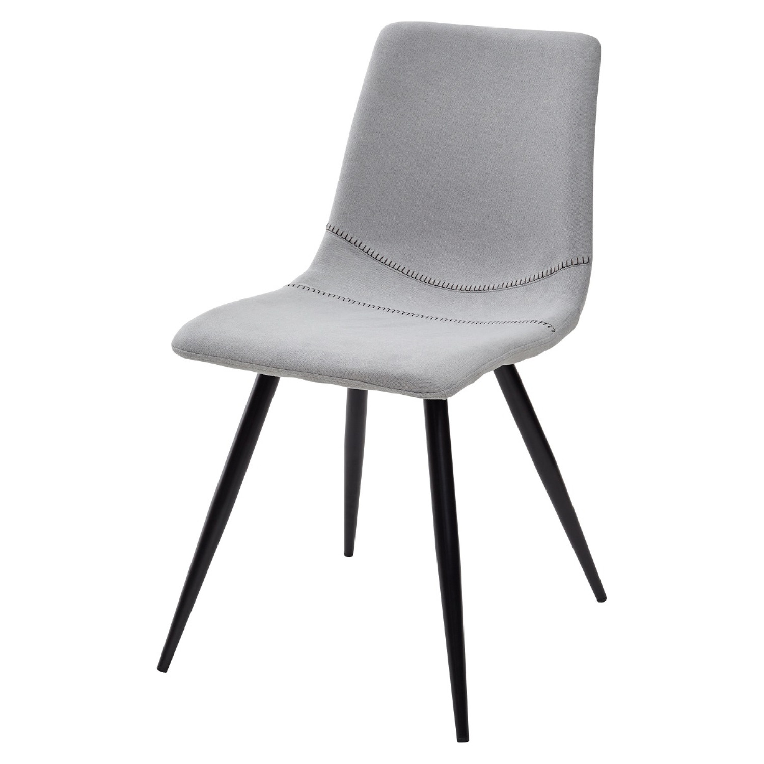 Металлические стулья Стул PADOVA UF860-02B серо-голубой, ткань М-City фото 1 — New Style of Furniture